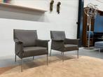 2 Als nieuw Design on Stock Limec fauteuil leer design stoel, Huis en Inrichting, Fauteuils, Ophalen of Verzenden, Design on Stock