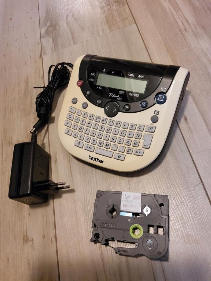 Brother PT 1290 labelwriter labelprinter, Computers en Software, Labelprinters, Zo goed als nieuw, Ophalen