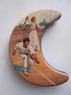 Vintage halve maan Läckerli-Huus Basel Switerland Tennis, Ophalen of Verzenden, Gebruikt, Overige, Overige merken