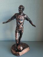 Brons beeld 25,5 cm voetballer, Ophalen of Verzenden, Brons