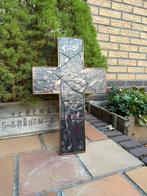 Oud antiek kruisbeeld kruis beeld inri jezus Nazareth geloof, Antiek en Kunst, Ophalen of Verzenden