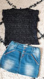 Leuk setje rok en shirt maat 152, Kinderen en Baby's, Kinderkleding | Maat 152, Ophalen of Verzenden, Zo goed als nieuw, Meisje