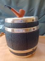 Vintage humidor met pijp erop, Ophalen of Verzenden