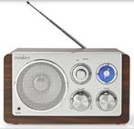 Retro FM-radio met aux-in 15W., Nieuw, Ophalen, Radio