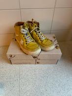 gele leren sneakers hoge schoenen  bisgaard maat 30, Meisje, Schoenen, Ophalen of Verzenden, Zo goed als nieuw