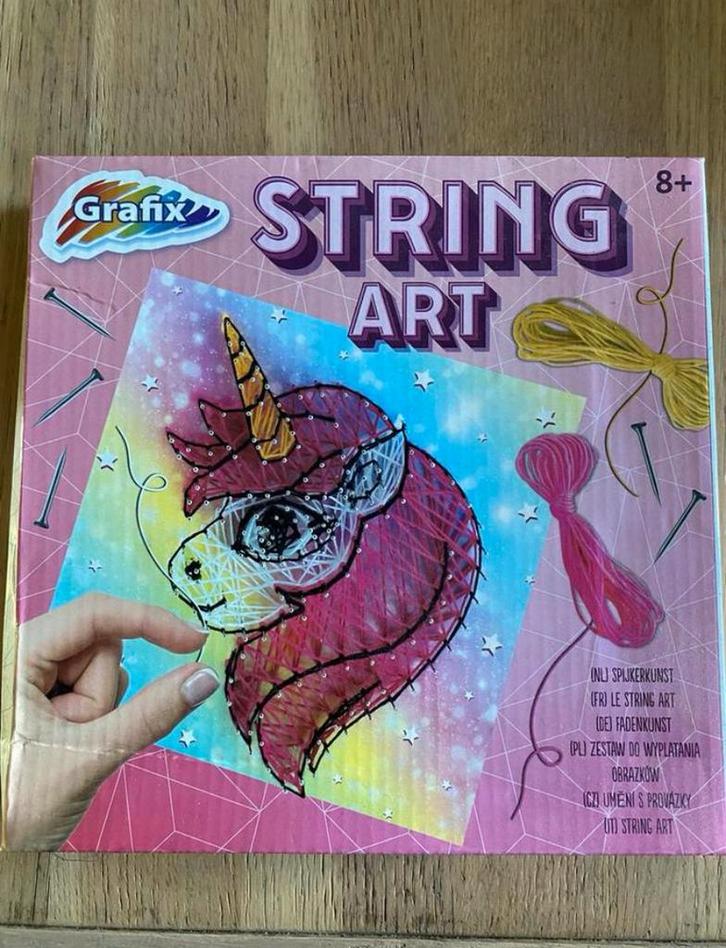 Grafix  string art  spijkerkunst knutsel pakket., Kinderen en Baby's, Speelgoed | Educatief en Creatief, Nieuw, Knutselen, Ontdekken