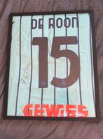 Gesigneerd voetbalshirt Marten de Roon atalanta ingelijst, Ophalen of Verzenden, Zo goed als nieuw, Buitenlandse clubs, Shirt