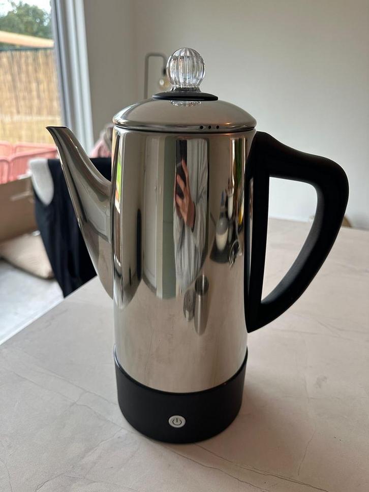 Best verkochte Elektrische Percolator uit Zweden 1.8L, Witgoed en Apparatuur, Koffiezetapparaten, Zo goed als nieuw, Gemalen koffie
