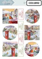 3D Knipvellen - Card Deco, Hobby en Vrije tijd, Kaarten | Zelf maken, Verzenden, Nieuw, Kerst, Knipvel