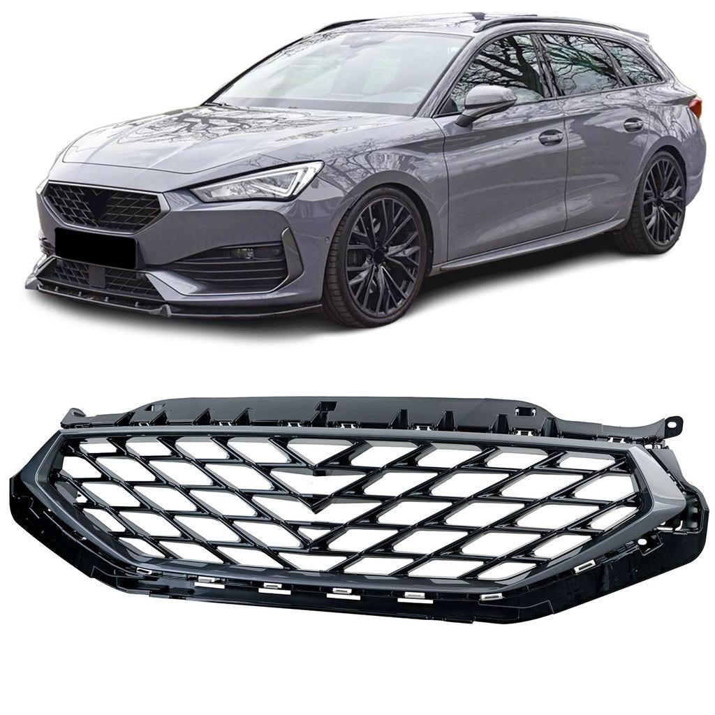 Sport Grill Voor Seat Leon FR KL Honingraat Clean Look