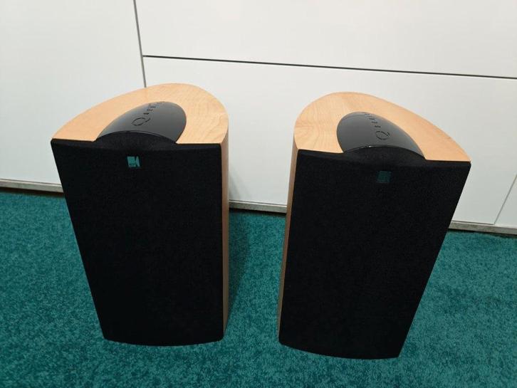 KEF iQ1 luidsprekers – set van 2 – zeer nette staat, Audio, Tv en Foto, Luidsprekers, Zo goed als nieuw, Front, Rear of Stereo speakers