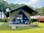 Safaritent 5x8 incl.vloer, inventaris., Caravans en Kamperen, Tenten, Ophalen, Gebruikt, Tot en met 5