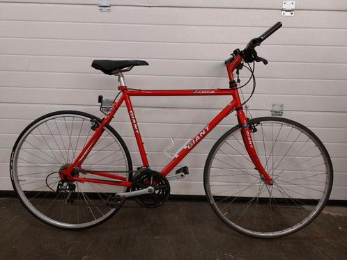 Giant custom racefiets  / tourfiets rood 55cm, Fietsen en Brommers, Fietsen | Heren | Sportfietsen en Toerfietsen, Zo goed als nieuw