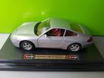 Bburago - Porsche 911 Carrera 1997 [zilver] 1/24, Hobby en Vrije tijd, Modelauto's | 1:24, Ophalen of Verzenden, Zo goed als nieuw