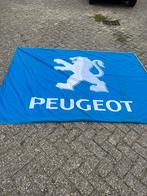Peugeot garage vlag, Ophalen of Verzenden, Gebruikt, Reclamebord