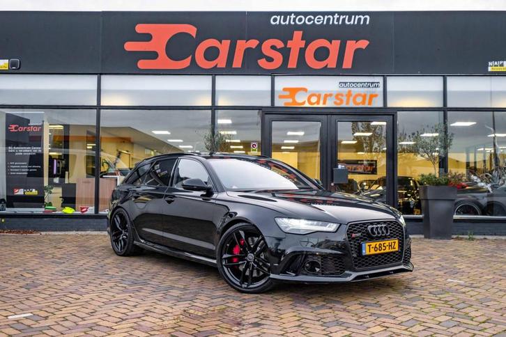 Audi A6 Avant 4.0 TFSI RS 6 quattro Pro Line Plus|Pano|Leer|, Auto's, Audi, Bedrijf, Te koop, RS6, 360° camera, 4x4, ABS, Adaptive Cruise Control