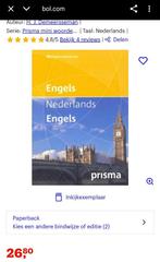 Miniwoordenboek Engels Netherlands Engels Prisma, Boeken, Ophalen, Nieuw, Overige uitgevers, Engels