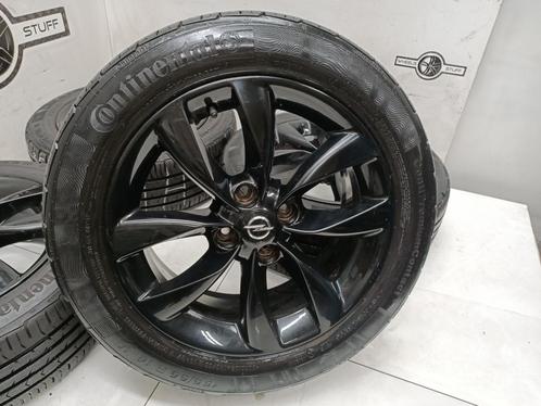 Opel Corsa zwart lichtmetaal velgen 16"inch 4x100, Auto-onderdelen, Banden en Velgen