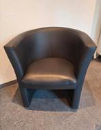 Zwarte fauteuil, Ophalen, Zo goed als nieuw, 50 tot 75 cm