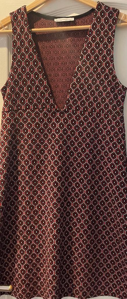 ZARA retro jurkje NIEUW maat S, Kleding | Dames, Jurken, Nieuw, Maat 36 (S), Rood, Boven de knie, Ophalen of Verzenden