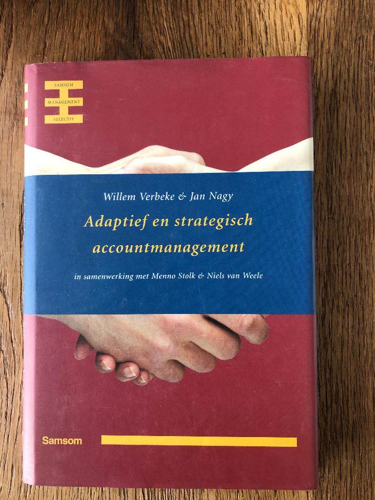 Adaptief en strategisch accountmanagement Verbeke Nagy, Boeken, Ophalen of Verzenden, Gelezen, Management