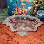 Kerst schaal met pootje Kisslinger Kristall Walther Glas, Antiek en Kunst, Ophalen of Verzenden