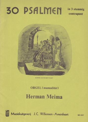 Herman Meima - 30 PSALMEN in 3 stemmig contrapunt beschikbaar voor biedingen
