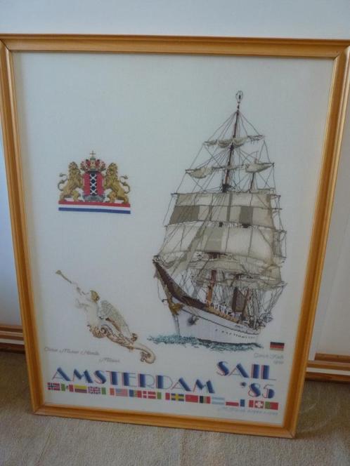 Sail Amsterdam, Huis en Inrichting, Woonaccessoires | Schilderijen, Tekeningen en Foto's, Zo goed als nieuw, Schilderij, 75 cm of meer