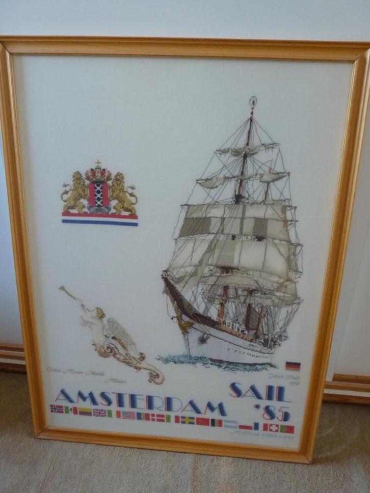 Sail Amsterdam, Huis en Inrichting, Woonaccessoires | Schilderijen, Tekeningen en Foto's, Zo goed als nieuw, Schilderij, 75 cm of meer