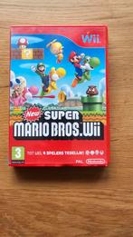 Super Mario Bros. Wii - Compleet!, Spelcomputers en Games, Games | Nintendo Wii, Eén computer, Ophalen of Verzenden, Zo goed als nieuw