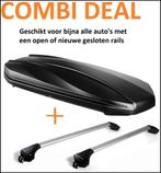Dakdrager set + Dakkoffer strike 460 liter hoogglans zwart, Ophalen of Verzenden, Nieuw