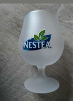 NESTEA,Ice-Tea glazen,glas,matglas,voet,bolvorm,20 cl,M15, Ophalen of Verzenden