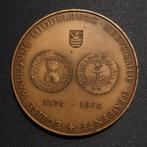 Penning 400 Jaar Hervormde & Waalse gemeente Middelburg (1), Postzegels en Munten, Penningen en Medailles, Verzenden, Brons, Nederland