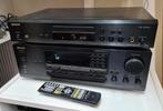 Onkyo set receiver tx-8522 + cd speler dx-7355 + remote, Ophalen of Verzenden, Gebruikt