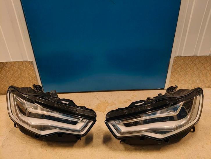 Rechter Full LED Koplamp Audi A6 4G C7 S6 Rechts + Links, Auto-onderdelen, Verlichting, Audi, Gebruikt, Ophalen of Verzenden