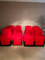 Bioscoopstoelen, Huis en Inrichting, Stoelen, Ophalen, Zo goed als nieuw, Tijdloos, Stof
