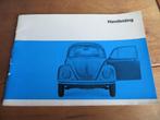 Instructieboek Volkswagen Kever 1200, 1300, 1500 +cabrio '69, Ophalen of Verzenden