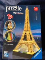 Ravensburger 3D puzzle - Night edition - Eiffeltoren, Ophalen of Verzenden, Minder dan 500 stukjes, Zo goed als nieuw, Rubik's of 3D-puzzel