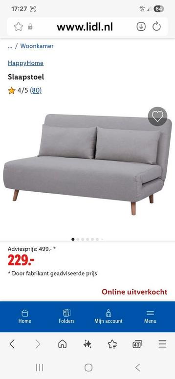 Happy Home slaapbank 140 beschikbaar voor biedingen