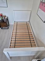 Eenpersoonsbed wit hout + matras, Ophalen, Gebruikt, 90 cm, Eenpersoons