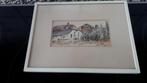 TEKENING DRIEHOEK EDE  boerderijtje 1980, Ophalen of Verzenden