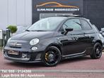 Fiat 500 1.4 T-Jet 165PK Abarth 595 PANORAMADAK|LEDER|XENON|, Auto's, Gebruikt, 4 cilinders, 4 stoelen, Zwart