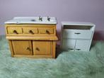 Badkamer meubels 1:12 ob11, Verzamelen, Poppenhuizen en Toebehoren, Ophalen of Verzenden, Zo goed als nieuw, Poppenhuis