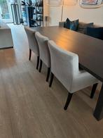 3 Grenoble eetkamerstoelen - DMF Interiors, Huis en Inrichting, Stoelen, Ophalen, Drie, Zo goed als nieuw, Stof