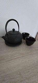 Gietijzeren theepot set, Antiek en Kunst, Ophalen of Verzenden