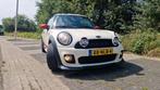 Mini 1.6 ONE 2010 Wit Union Flag, Auto's, Mini, Voorwielaandrijving, Euro 5, Stof, Zwart