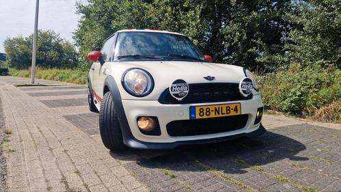 Mini 1.6 ONE 2010 Wit Union Flag, Auto's, Mini, Particulier, Cooper, ABS, Airbags, Airconditioning, Boordcomputer, Centrale vergrendeling