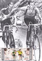 Tour de France GINO BARTALI / FAUSTO COPPI 1952 unieke kaart, Verzamelen, Sportartikelen en Voetbal, Spelerskaart, Zo goed als nieuw