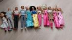 Barbiepoppen + barbie auto, Ophalen of Verzenden, Gebruikt, Barbie
