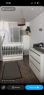 Kidsmill baby bed en kidsmill comode kast, Lattenbodem, 85 tot 100 cm, Gebruikt, Ophalen of Verzenden
